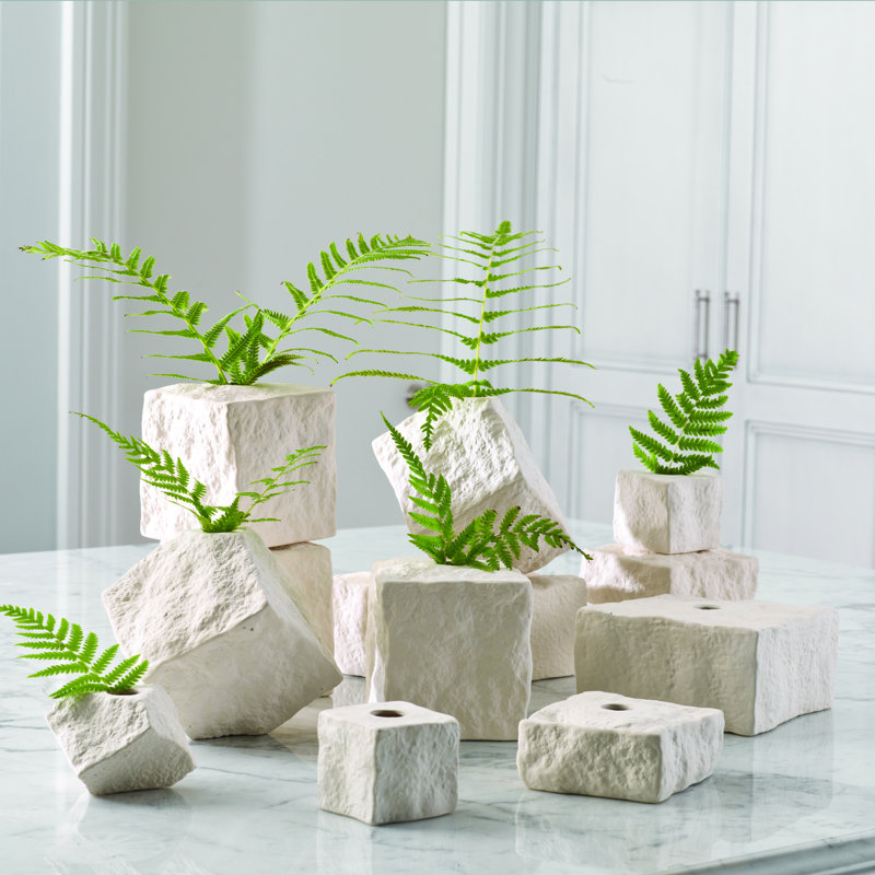 Global Views Cream Ceramic Table Vase & Reviews Perigold